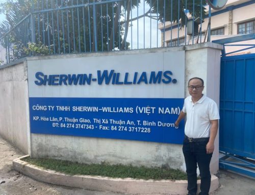 Factory manager Mr. Li visited Sherwin-Williams Vietnam company